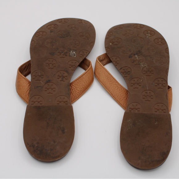 Tory Burch Thora Leather Thong Sandals Flip Flops Size 9 - Picture 9 of 9